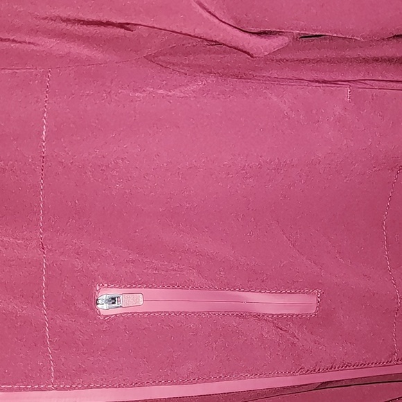 Banana Republic BR Standard Flyweight Bomber Jacket Size M Crystal Claret - Picture 3 of 7